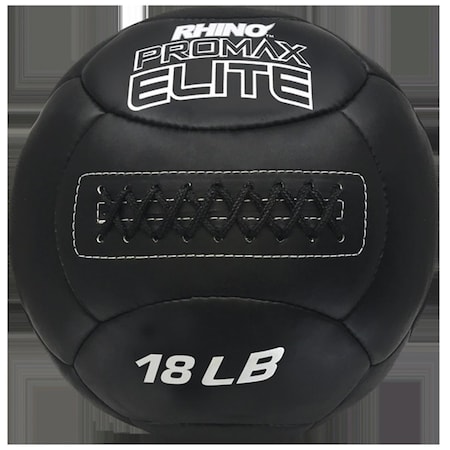 Champion Sports 18 lbs Rhino Promax Elite Medicine Ball, Black CH55915